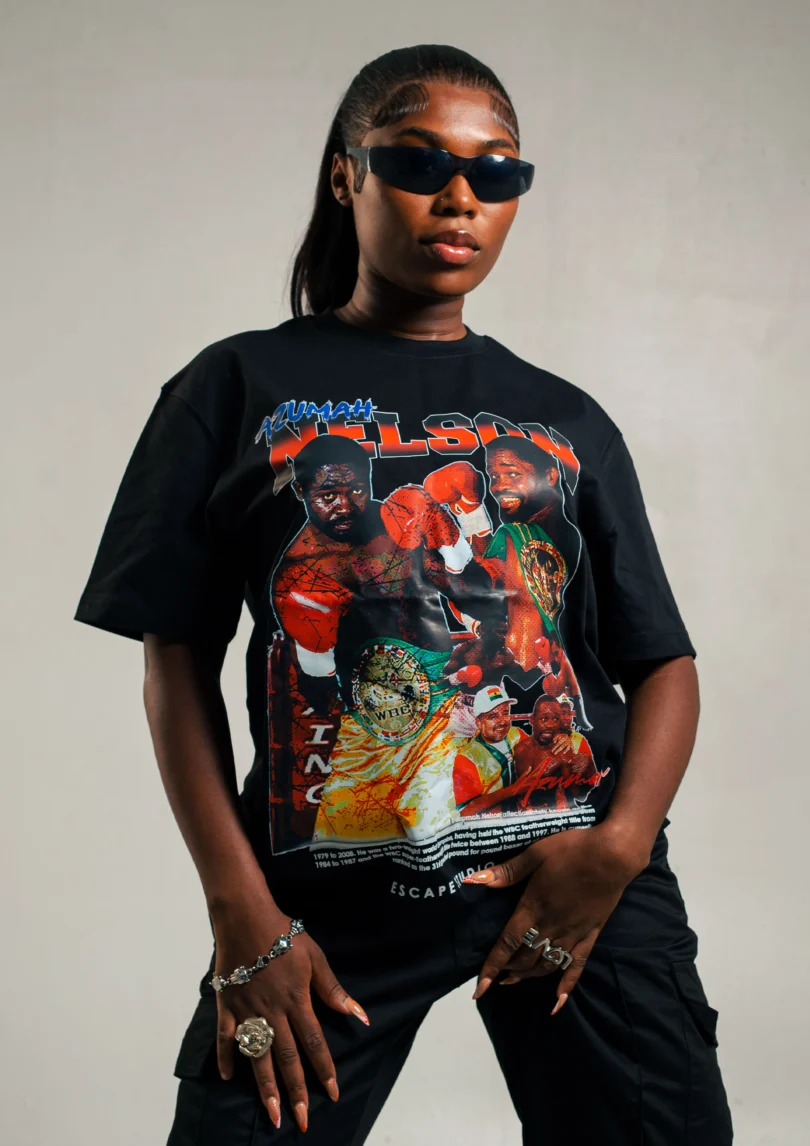 Azumah Nelson Tees - Image 2