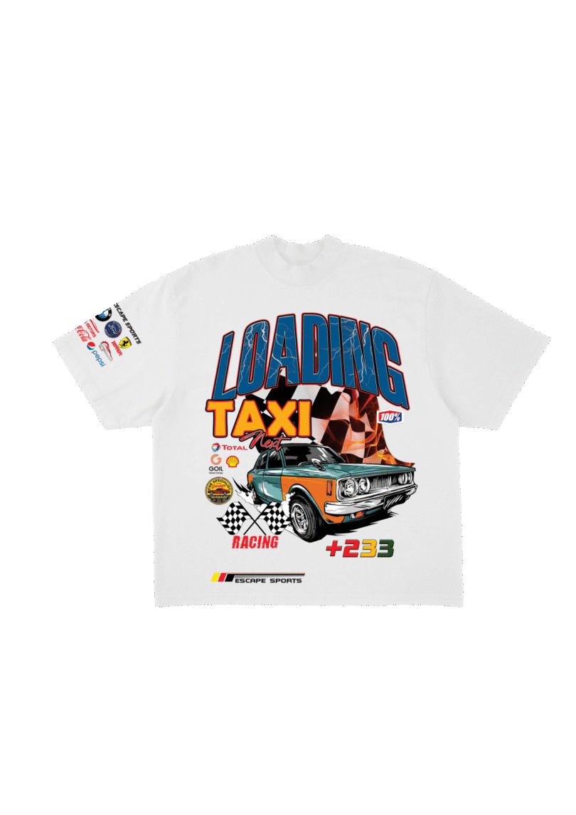 Loading Taxi Tees - White