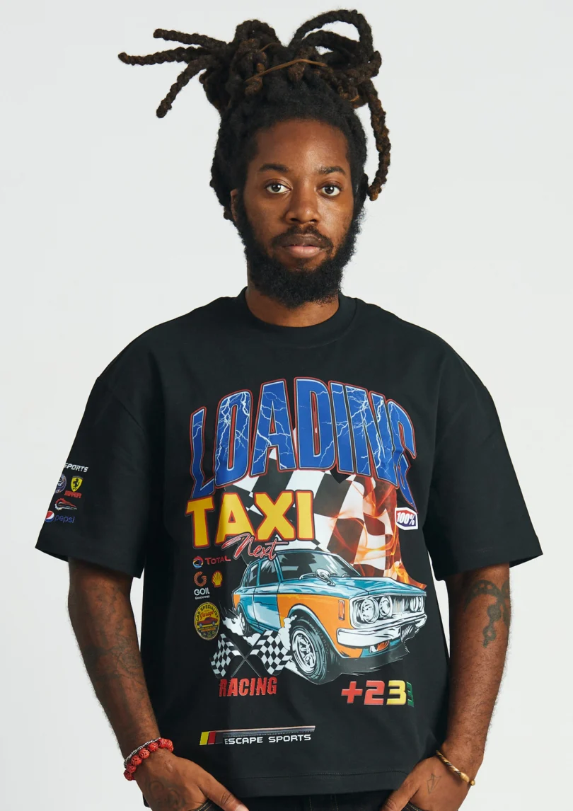 Loading Taxi Tees - Black - Image 3