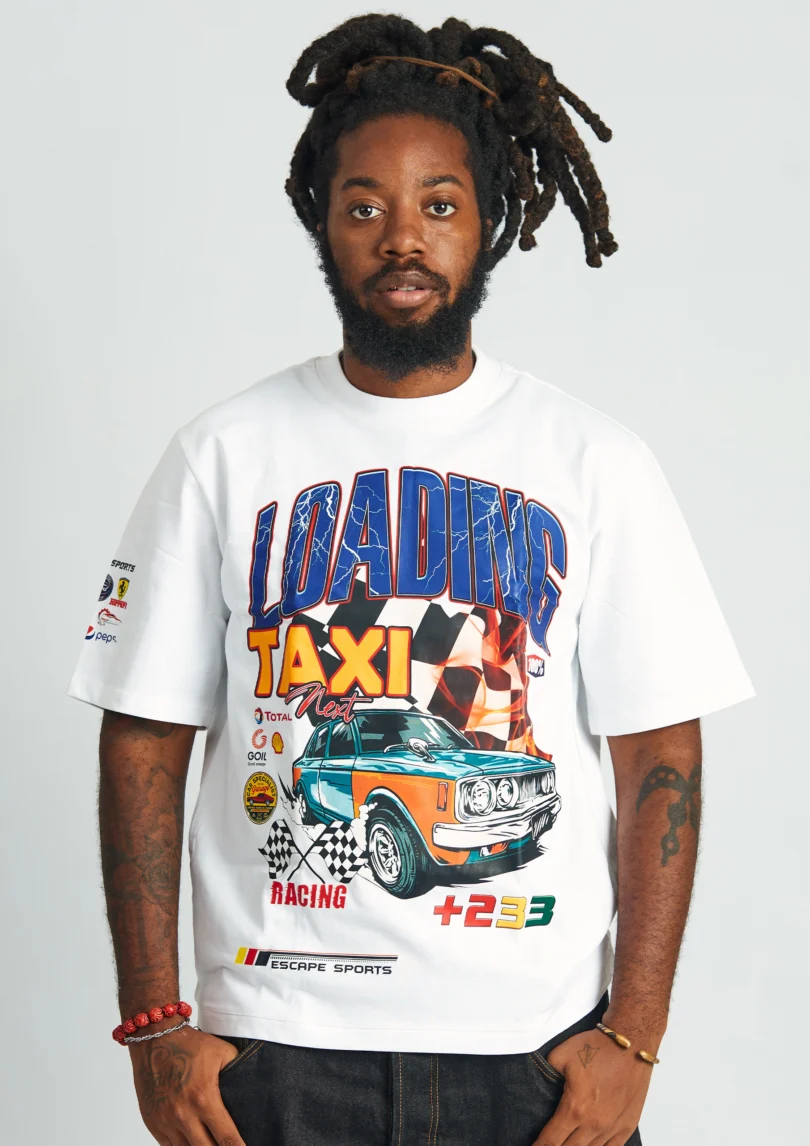 Loading Taxi Tees - White - Image 3