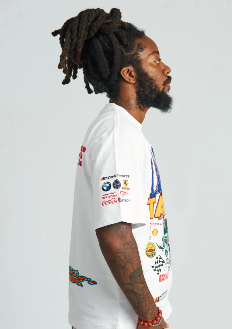 Loading Taxi Tees - White - Image 4