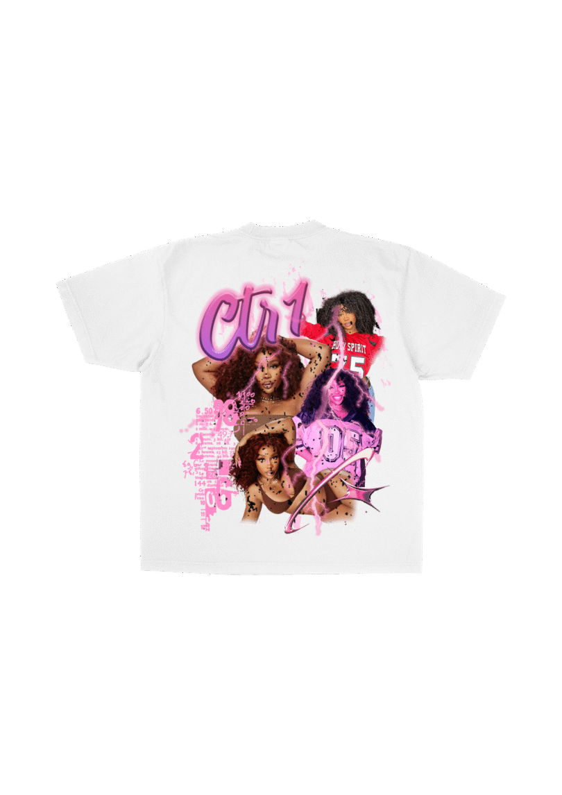 SZA Fan Tees - White - Image 2