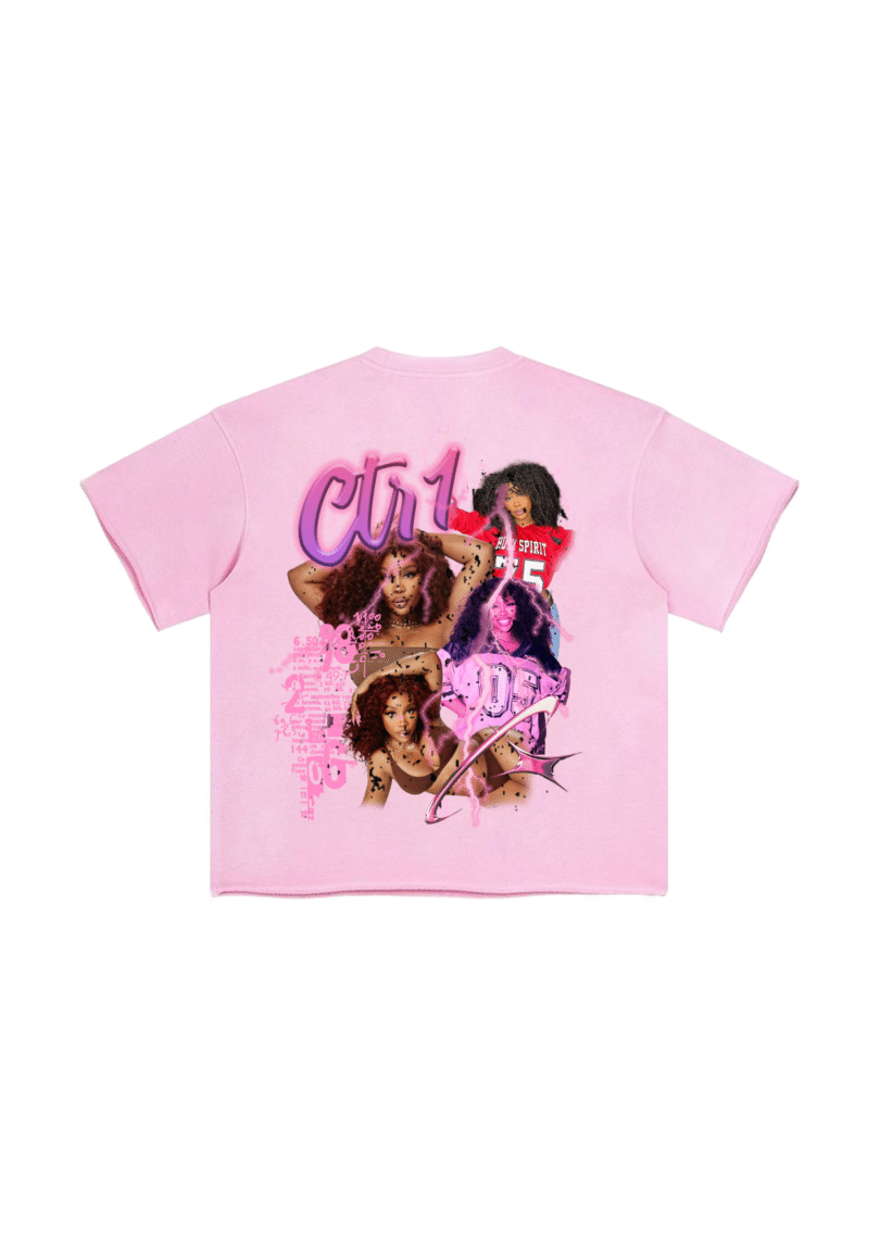 SZA Fan Tees - Pink - Image 2
